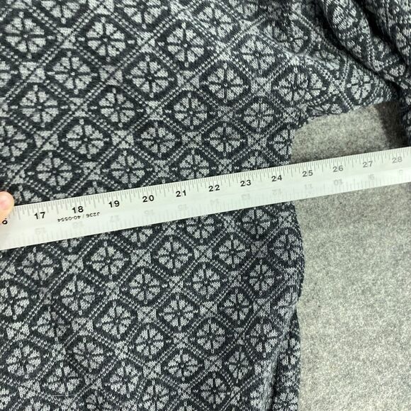 Florence Tricot Sweater Pullover Men XL Gray Geometric Knit Wool Collared Button - Picture 7 of 9